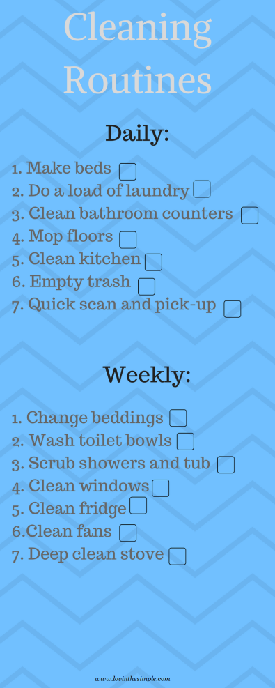 cleaning routine final